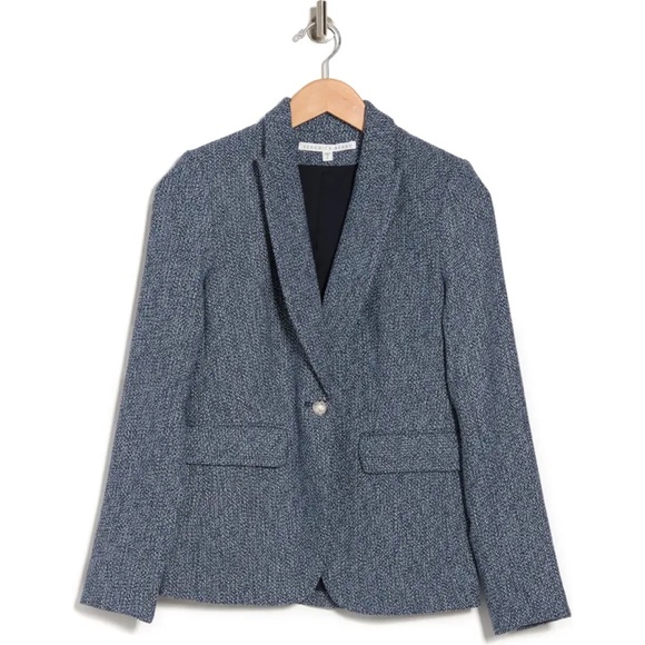 NWT Veronica Beard Navy Cutaway Blazer - Picture 5 of 12